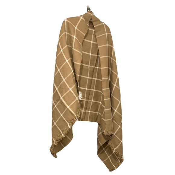 Aldo NWT Tan Plaid Scarf - Picture 2 of 4